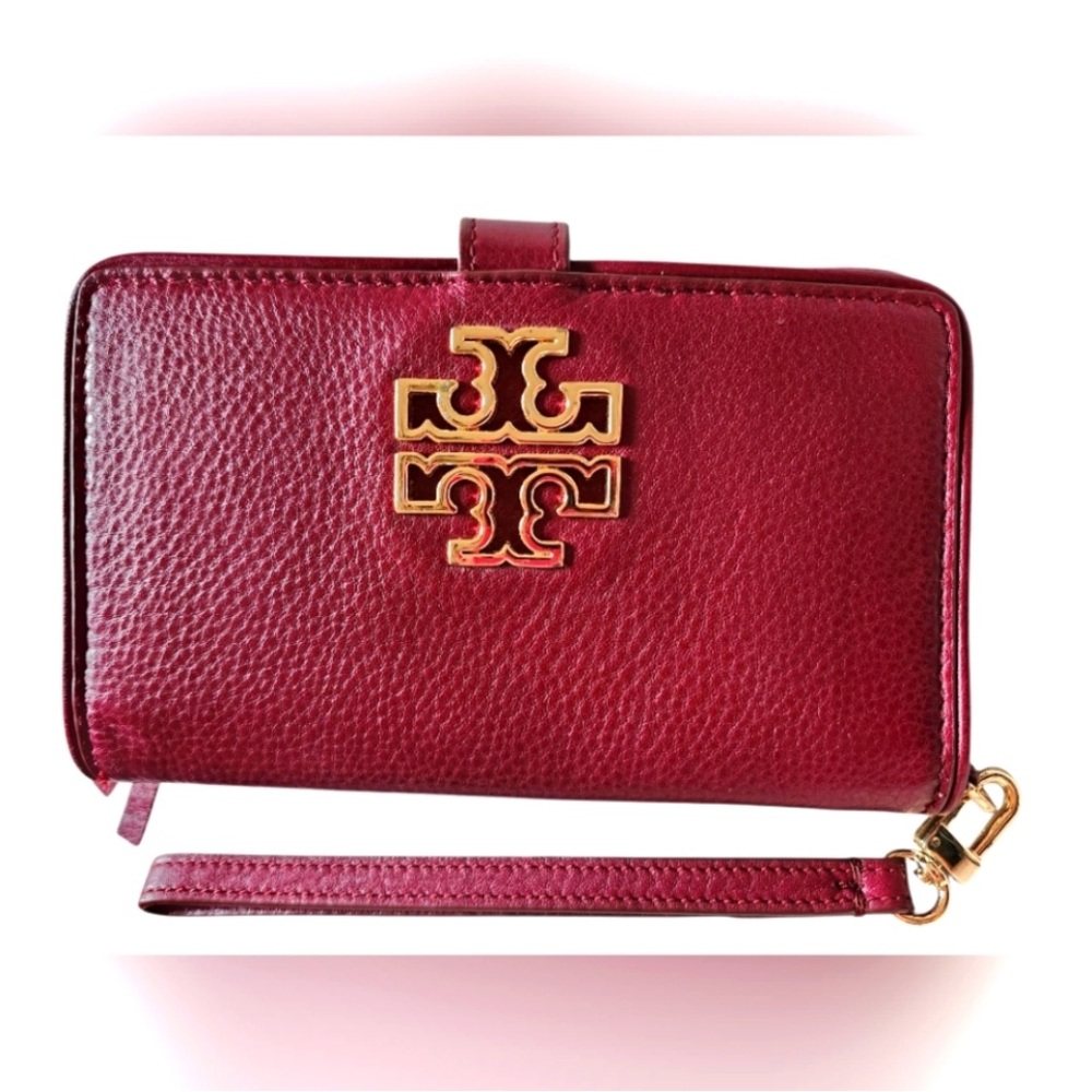 Tory Burch Red Clutch Wristlet